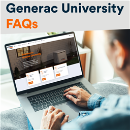 Generac University FAQs